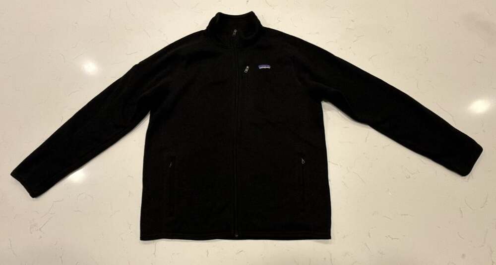 Patagonia Better Sweater Fleece Jacket Size L Black Full Zip